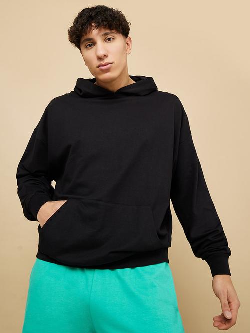 men black cotton regular sweatshirt - 20509365 - Very Small Image - 1