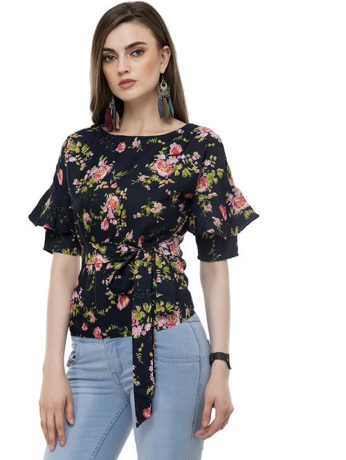 women printed top - 20510398 - Very Small Image - 1