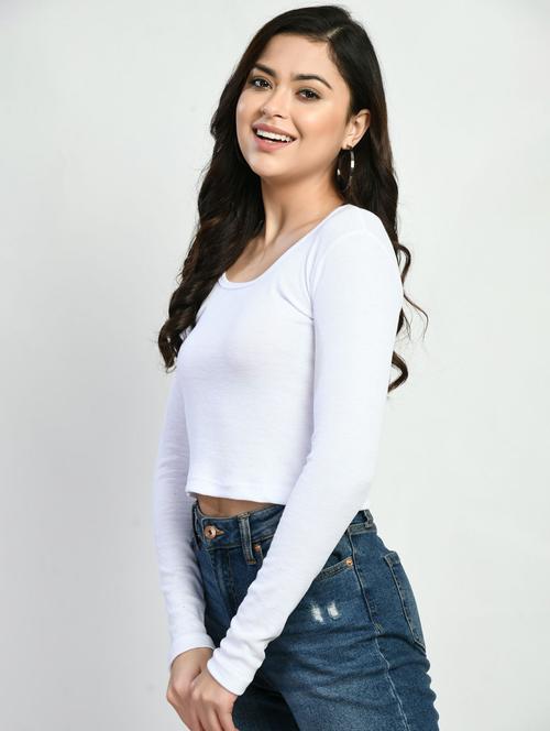 women solid top - 20510510 - Very Small Image - 1