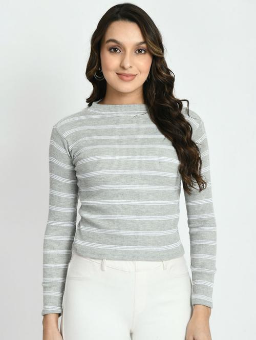 women striped top - 20510755 - Very Small Image - 1