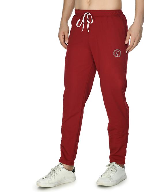 men mid rise solid full length track pant - 20510860 - Very Small Image - 1
