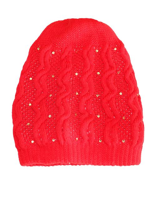 women's embellished woolen beanie cap - 20511655 - Very Small Image - 1