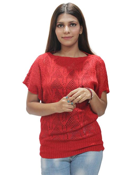 women red self design top - 20512476 - Very Small Image - 1