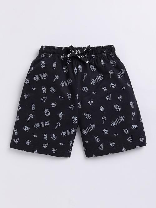 boys quirky print cotton shorts - 20512766 - Very Small Image - 1