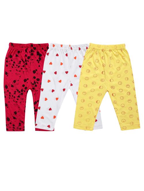 girls pack of 3 cotton legging - 20519229 - Very Small Image - 1