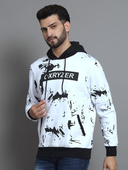 men printed hooded sweatshirt - 20519525 - Very Small Image - 1