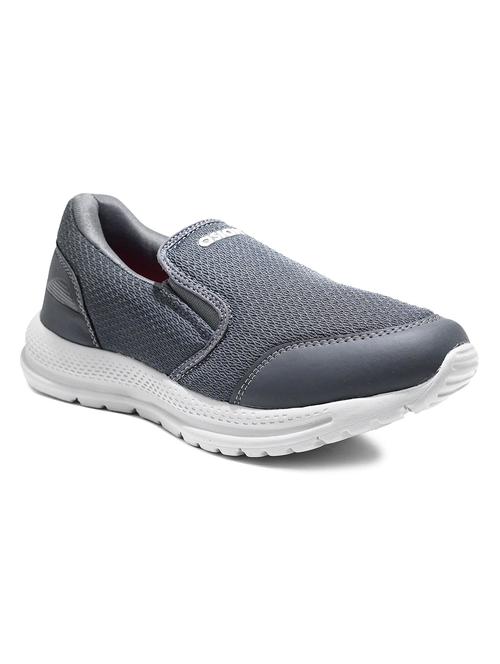 men solid grey slip on sport shoe - 20519543 - Very Small Image - 1