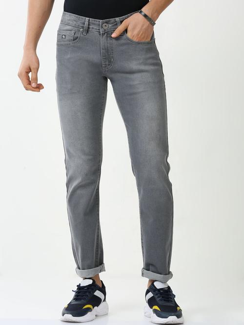 mens slim fit plain jeans - 20519674 - Very Small Image - 1