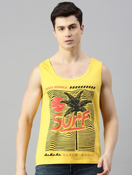 men front graphic printed sleeveless t-shirt - 20520807 - Very Small Image - 1