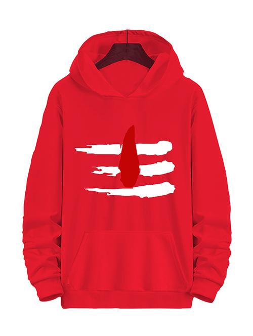 men front print hooded sweatshirt - 20524468 - Very Small Image - 1