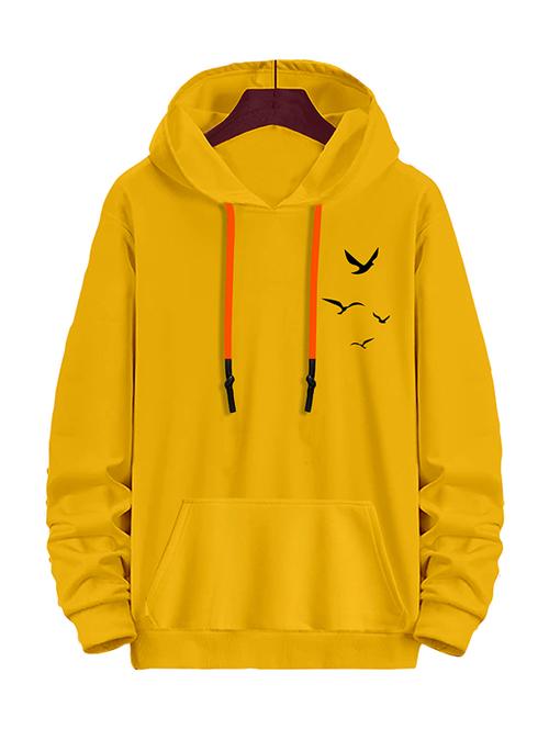 men mellow yellow hooded sweatshirt - 20525013 - Very Small Image - 1