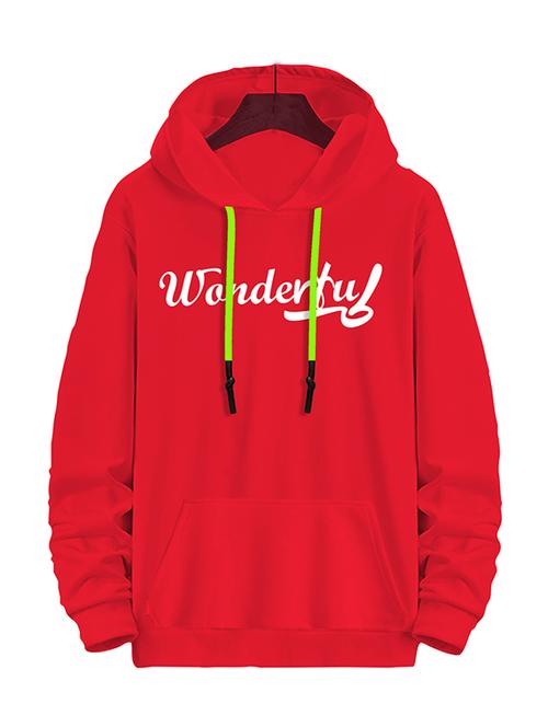 men red hooded neck sweatshirts - 20525172 - Very Small Image - 1