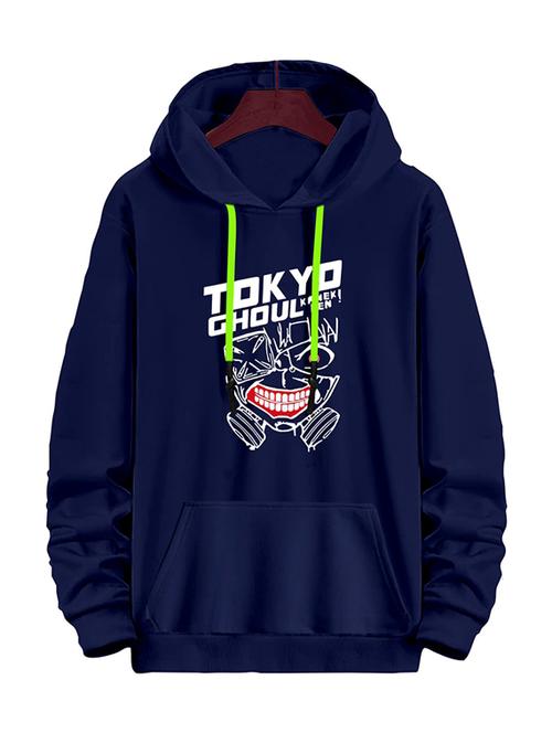 navy blue fleece regular sweatshirt - 20525191 - Very Small Image - 1