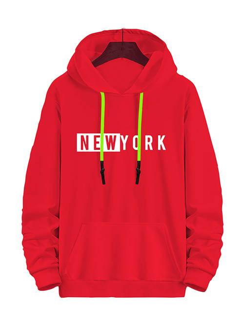 red fleece sweatshirt - 20525253 - Very Small Image - 1