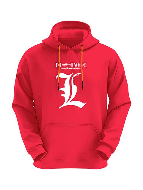 men red fleece regular sweatshirt - 20525950 - Very Small Image - 1