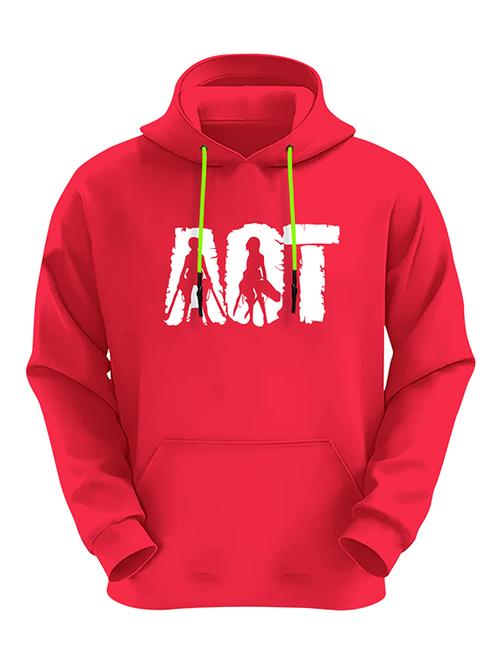 men red fleece regular sweatshirt - 20526168 - Very Small Image - 1