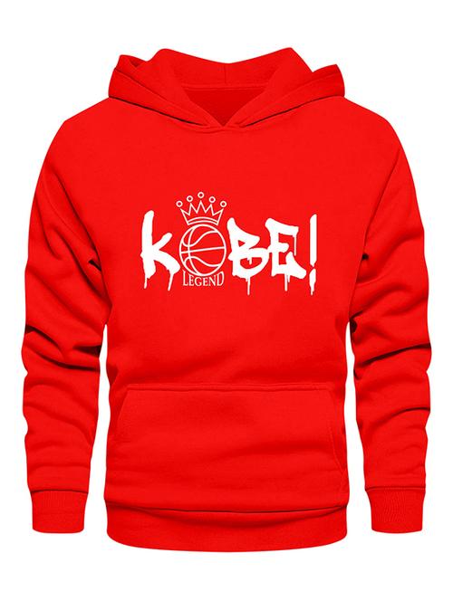men chest print hooded sweatshirt - 20526537 - Very Small Image - 1