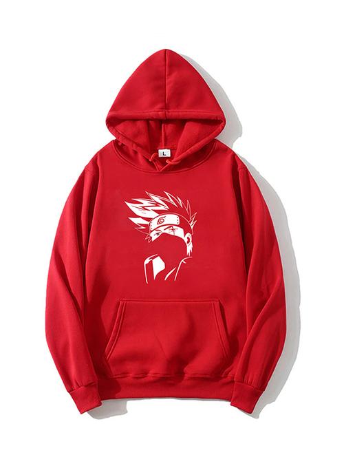 men red fleece regular sweatshirt - 20529134 - Very Small Image - 1