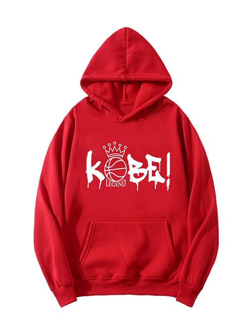 men chest print hooded sweatshirt - 20529290 - Very Small Image - 1