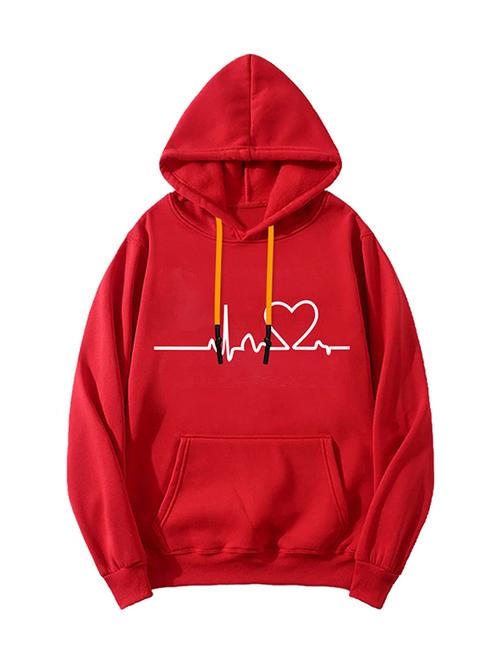 men chest print hooded sweatshirt - 20529422 - Very Small Image - 1