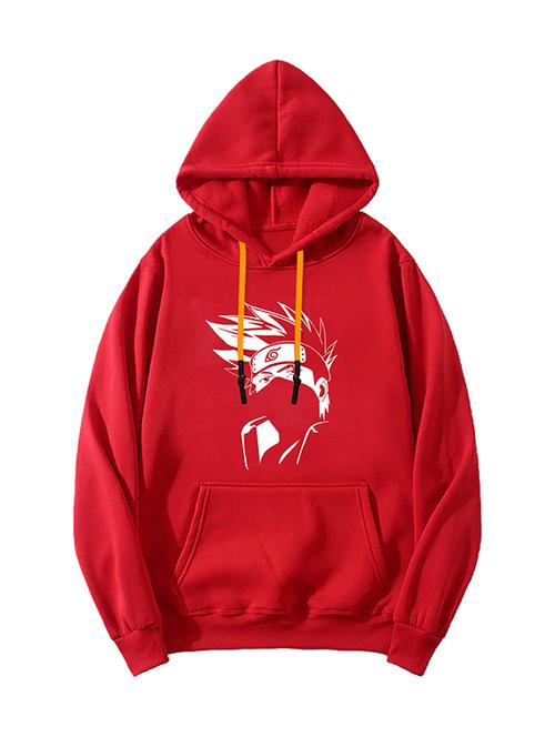 men front print hooded sweatshirt - 20529450 - Very Small Image - 1