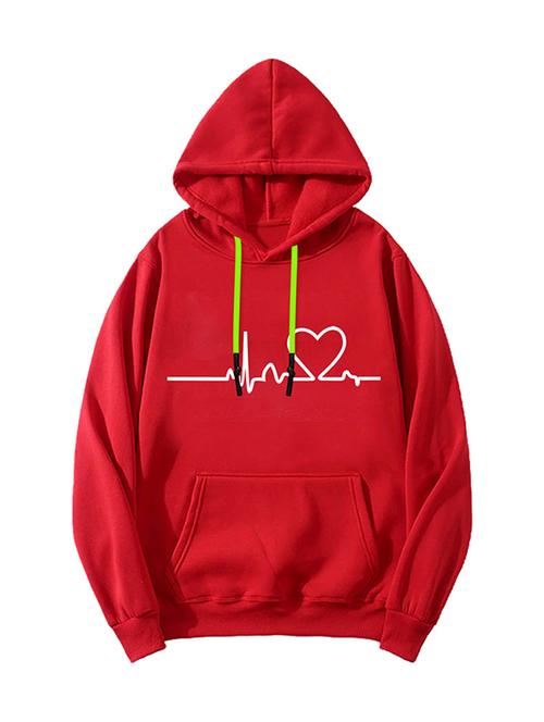 red fleece sweatshirt - 20529652 - Very Small Image - 1