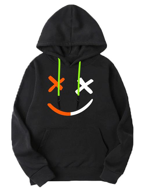 men front print hooded sweatshirt - 20529695 - Very Small Image - 1