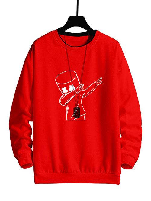 red long sleeve sweathshirt - 20532506 - Very Small Image - 1