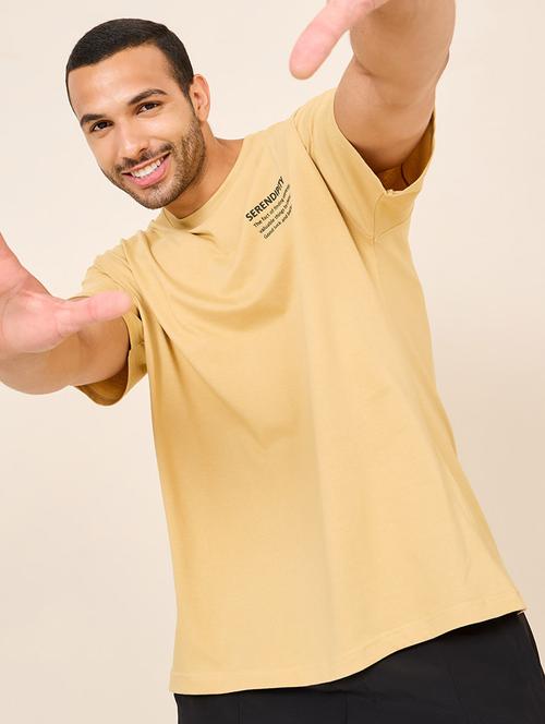 men yellow oversized t-shirt - 20533687 - Very Small Image - 1