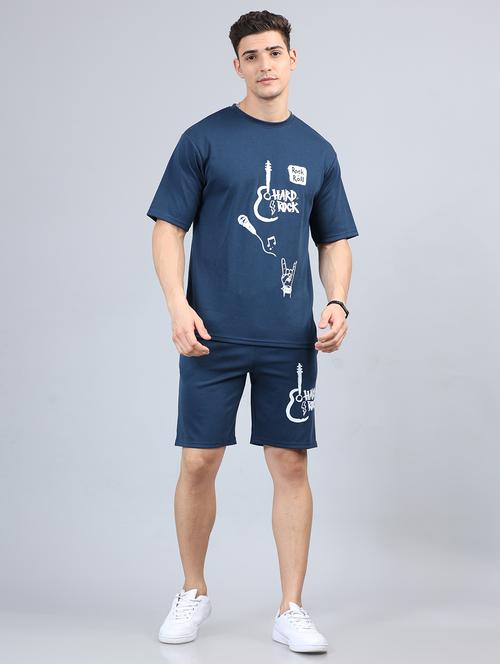 navy blue cotton co-ord set - 20533897 - Very Small Image - 1
