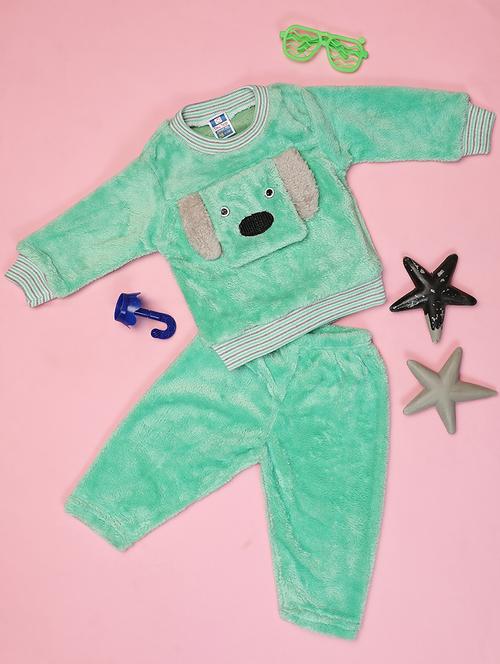 green acrylic full length twin set - 20534725 - Very Small Image - 1