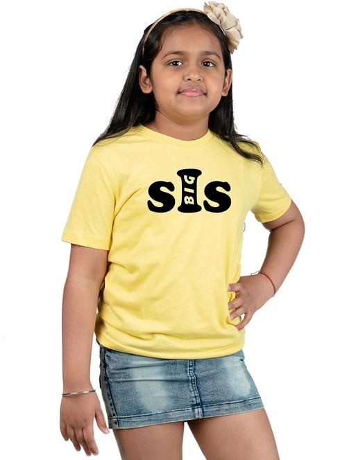 yellow cotton blend tee - 20536022 - Very Small Image - 1