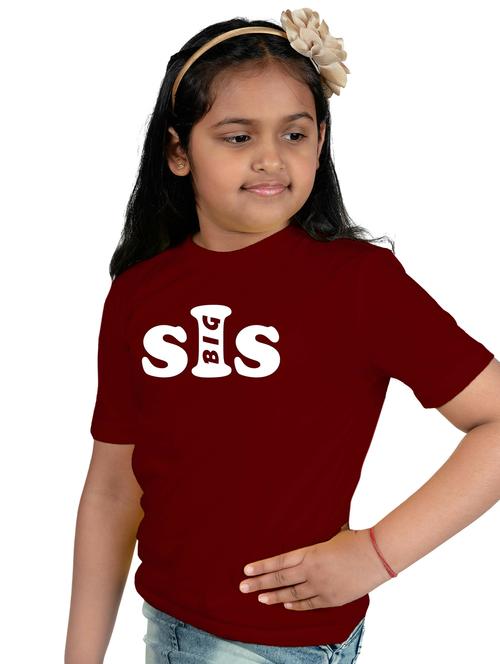 maroon cotton blend tee - 20536031 - Very Small Image - 1