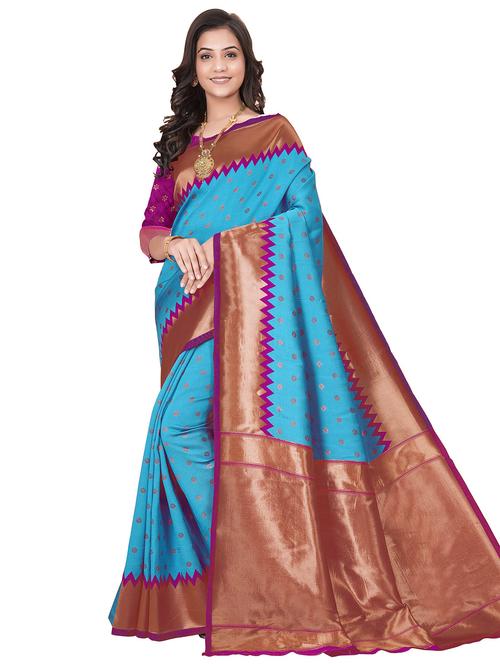 self design kanjivaram saree - 20537049 - Very Small Image - 1