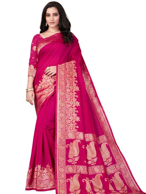 women's banarasi saree - 20537254 - Very Small Image - 1
