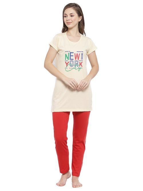 beige hosiery nightwear set - 20538028 - Very Small Image - 1