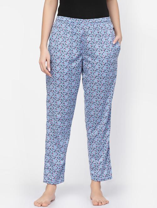 women mid rise floral printed pajama - 20538052 - Very Small Image - 1
