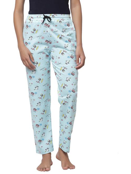 women mid rise quirky printed pajama - 20538068 - Very Small Image - 1