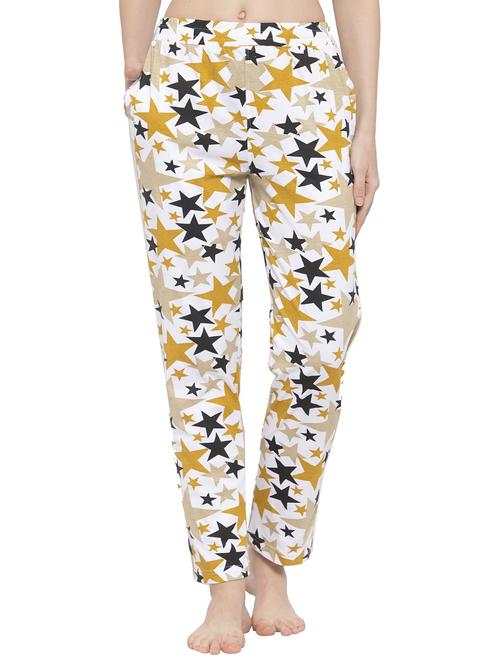 women mid rise quirky print pajama - 20538110 - Very Small Image - 1