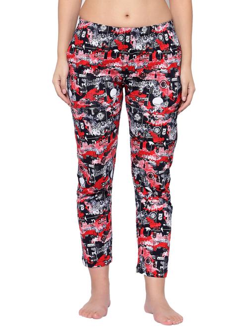women mid rise printed pajama - 20538120 - Very Small Image - 1
