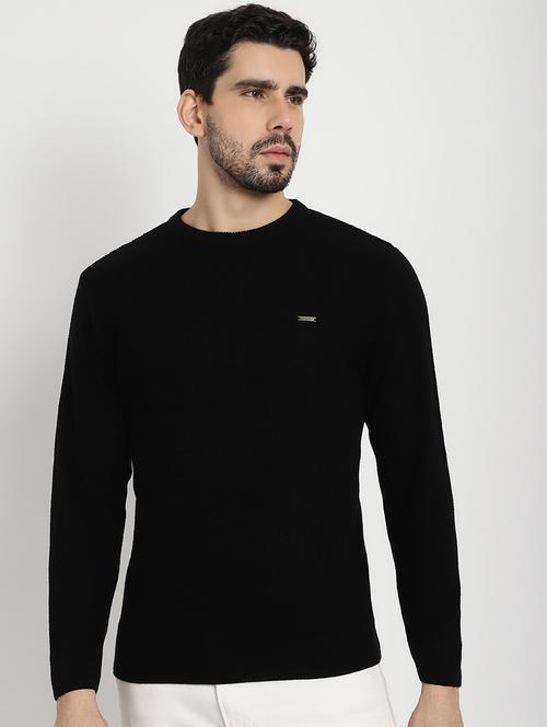 men self designed crew neck pullover - 20538362 - Very Small Image - 1