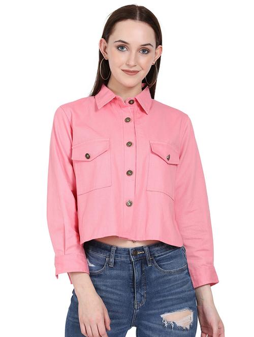 pink denim summer jacket - 20540458 - Very Small Image - 1
