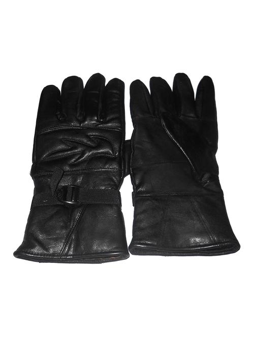 men black faux leather gloves - 20541235 - Very Small Image - 1