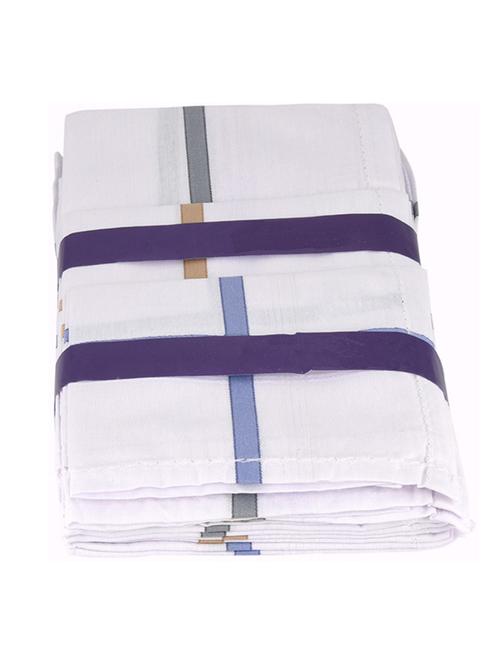 men pack of 12 cotton handkerchief - 20541375 - Very Small Image - 1