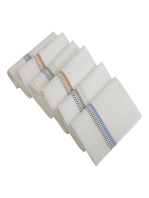 men pack of 6 cotton handkerchief - 20541378 - Very Small Image - 1