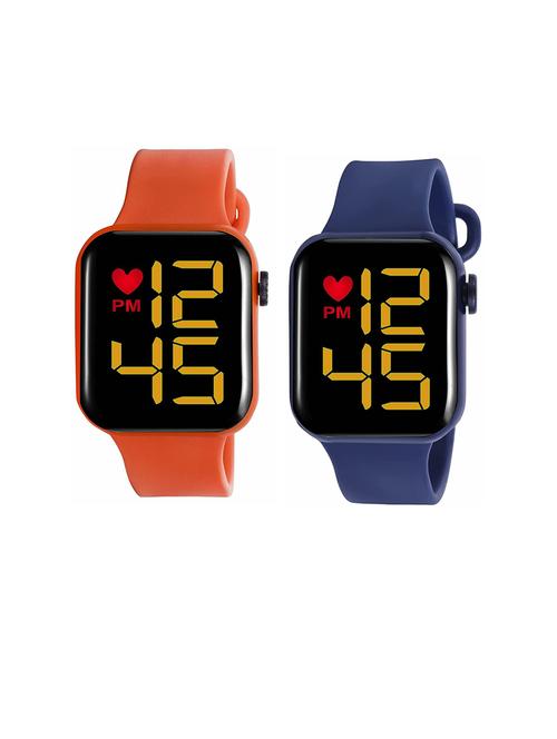 unisex pack of 2 silicone watch - 20541854 - Very Small Image - 1