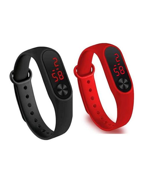 unisex pack of 2 silicone watch - 20541877 - Very Small Image - 1