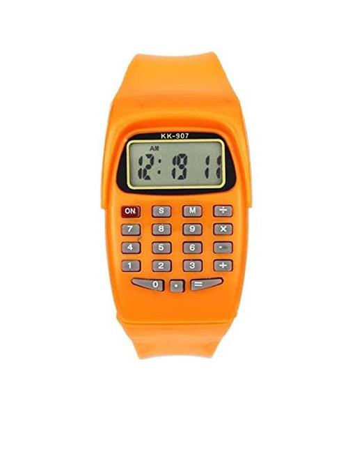 unisex orange silicone watch - 20541886 - Very Small Image - 1