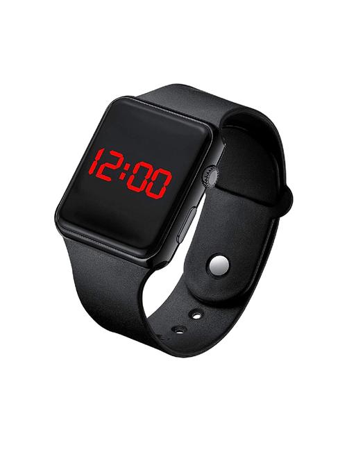 unisex black silicone watch - 20541889 - Very Small Image - 1
