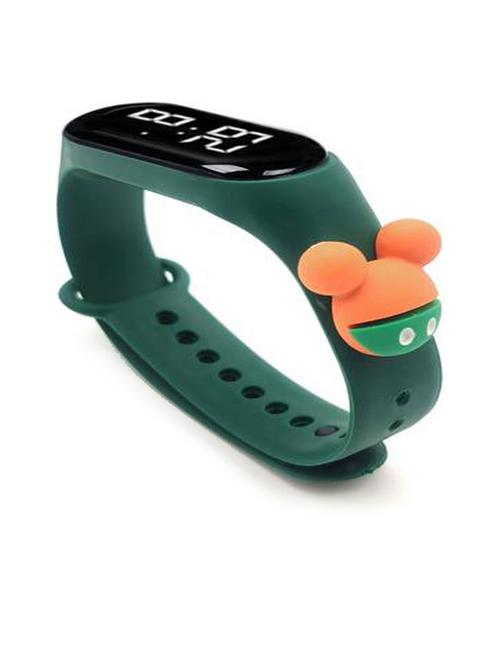 unisex dark green silicone watch - 20541896 - Very Small Image - 1
